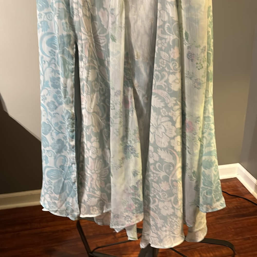 NWOT Free People Gorgeous mixed media ocean combo  heart to heart midi dress. 4 - Picture 9 of 16